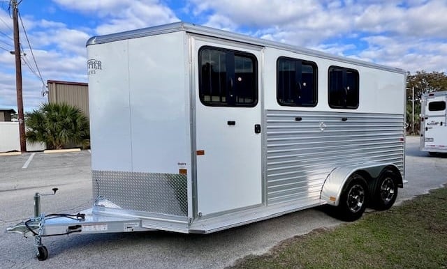2025 Frontier Stock Combo  3 Horse Slant Load Bumperpull Horse Trailer SOLD!!! 